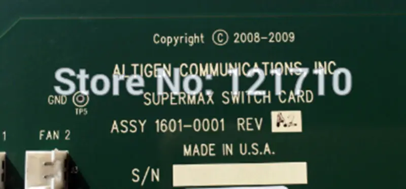 ALTIGEN MAX4000 SUPERMAX SWITCH CARD 1601-0001 2601-0001 REV A2 przemysłowa płyta główna
