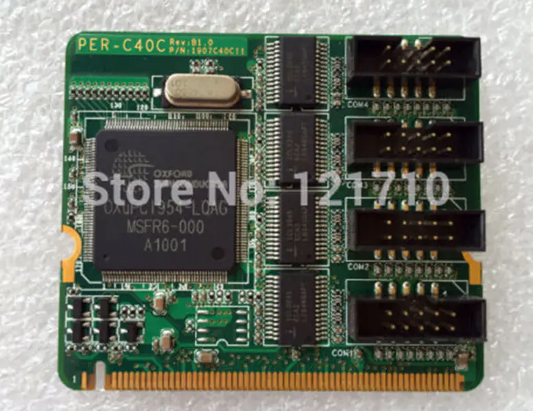 AAEON AAEON Mini PCI 4-portowy moduł RS-232 PER-C40C REV B1.0 1907C40C11 przemysłowa płyta główna