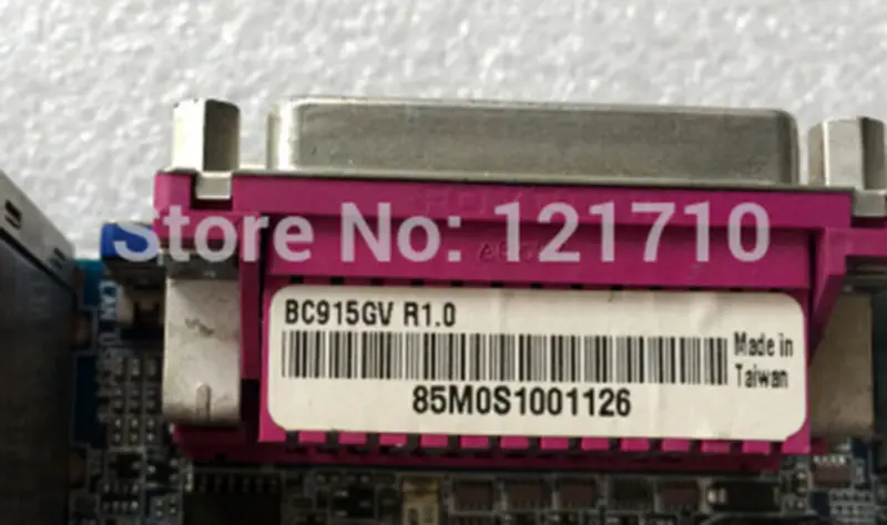BCM BC915GV R1.0 1*PCIe 2*ISA 5*PCI LGA775 SOCKET przemysłowa płyta główna