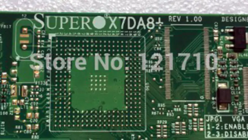 Przemysłowa płyta główna SUPER do stacji roboczych dual lga771 SUPER X7DA8+ REV 1.00