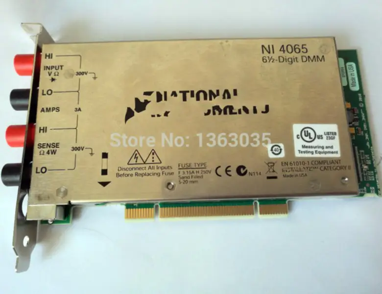 NI PCI-4065 DAQ Card dla NI 4065 6-1/2 Digit DMM