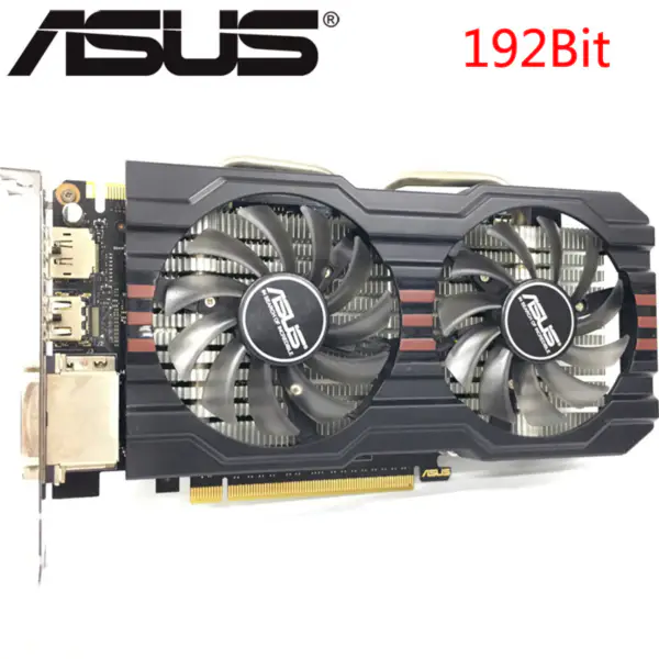 Karta graficzna ASUS GTX 660 2GB 192Bit GDDR5 Karty graficzne dla nVIDIA Geforce GTX660 Używane karty VGA mocniejsze niż GTX 750 Ti
