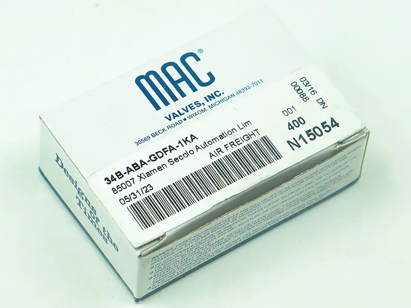 MAC 34B-ABA-GDFA-1KA Zawór elektromagnetyczny