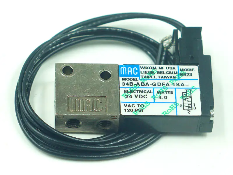 MAC 34B-ABA-GDFA-1KA Zawór elektromagnetyczny
