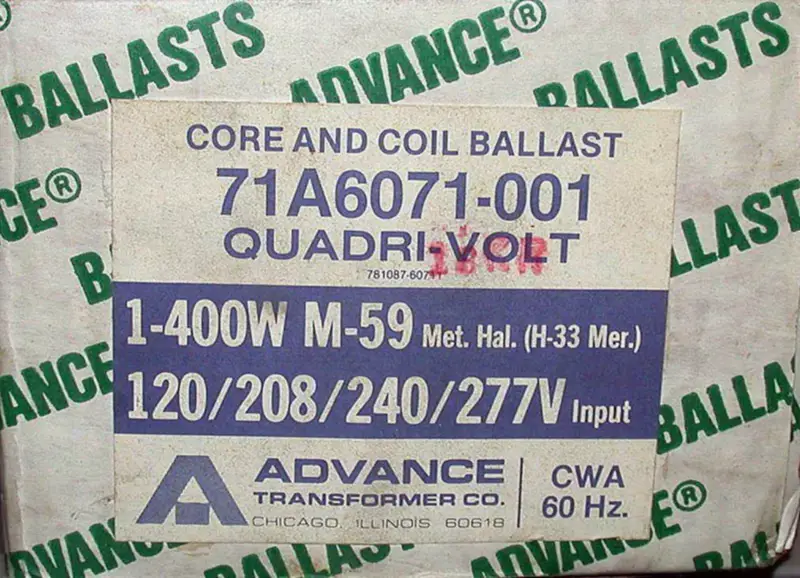 Advance 71A6071-001