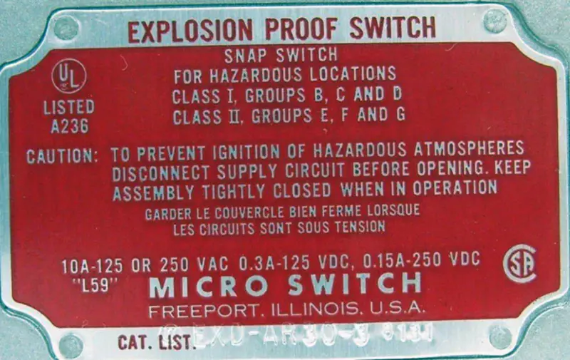 MIKROPRZEŁĄCZNIK EXD-AR30-3