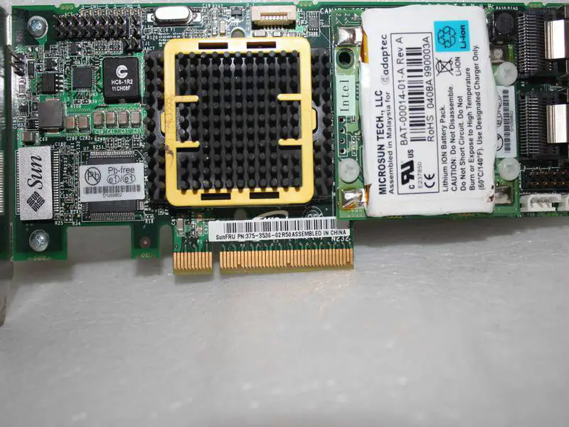 Karta macierzy RAID SUN 375-3536 PCI-E SAS z baterią