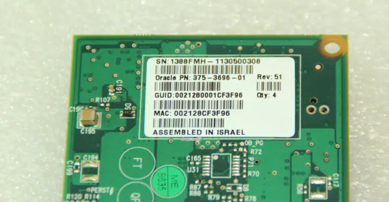 Płyta główna SUN 375-3696-01 X4242A 40GB 4xQDR Infiniband HCA Card