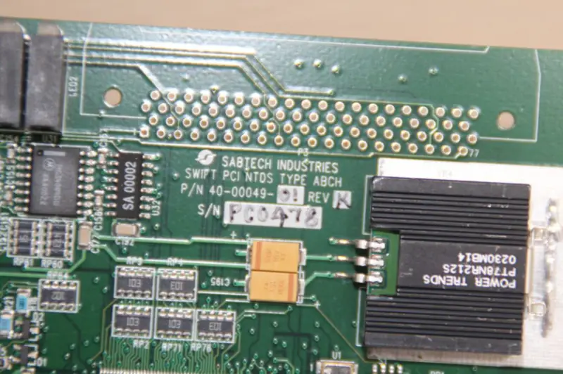 SABTECH INDUSTRIES SWIFT NTDS TYP ABCH 40-00049-01 Karta DAQ