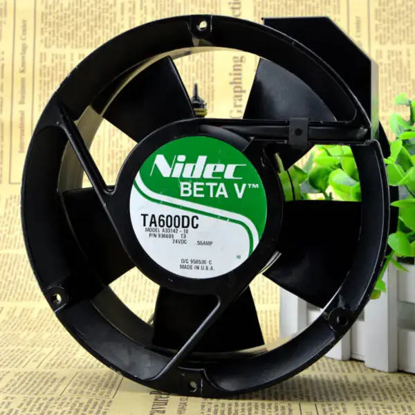Wentylator nidec TA600DC A33142-10 24V 0.55A 17CM 17050