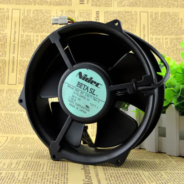Wentylator NIDEC D17L-24PS3 01 24V 1.40A BKV301216/77