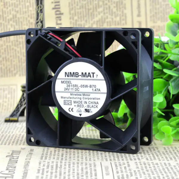 Minebea 615RL-05W-B70-E00 Wentylator NMB DC 24VDC 92X38.4MM 7200RPM