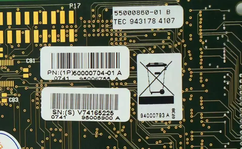 (1P)50000704-01 A 932218 55000860-01 REV A Przemysłowa 16-portowa karta PCI DIGI Acceleport XP