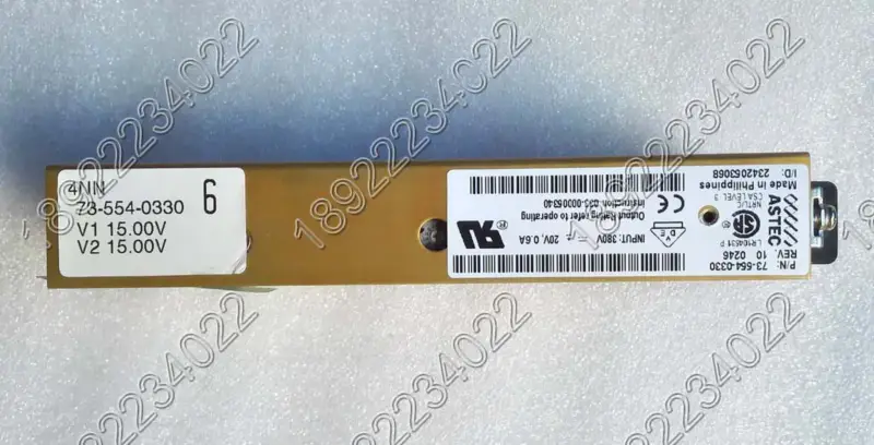 Zasilacz ASTEC 73-554-0330 wyjście 15V