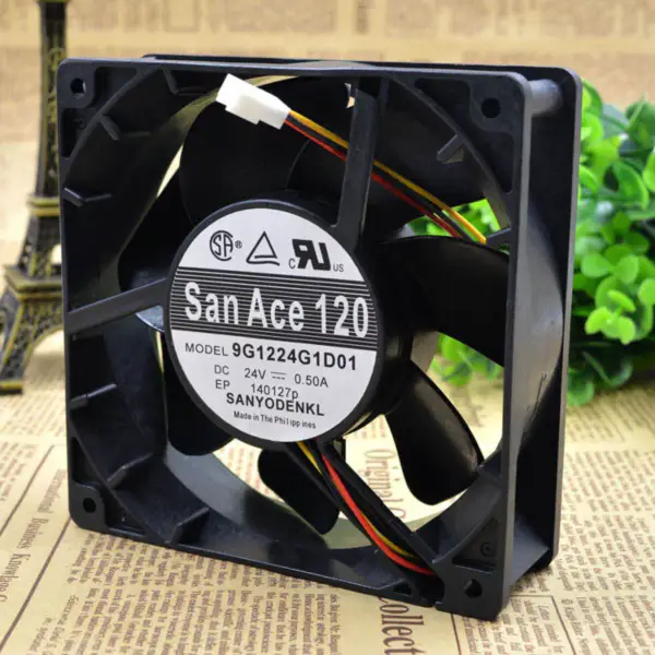 Sanyo 12038 24V 0.50A 9G1224G101 Wentylator 12cm