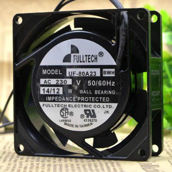 Wentylator FULLTECH UF-80A23BWH AC230V 8CM 8038