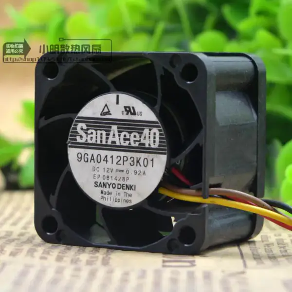 Wentylator Sanyo 9GA0412P3K01 DC12V 0.92A 4028 4CM