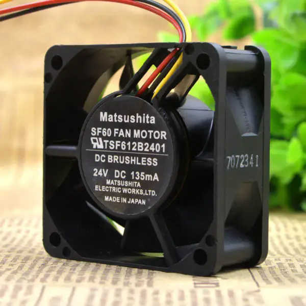 MATSUSHITA SF60 SILNIK WENTYLATORA TSF612B2401 6CM 24V 135MA 6025 wentylator