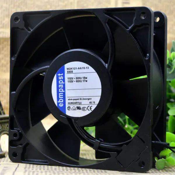 EBMPAPST W2K121-AA15-13 TYP 5908 115V 12738 Wentylator 12,7 cm