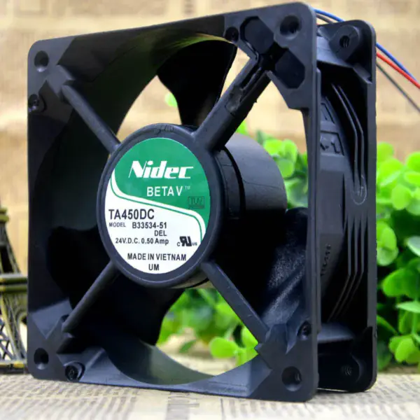Wentylator NIDEC 24V 0.50A 12038 TA450DC B33534-51
