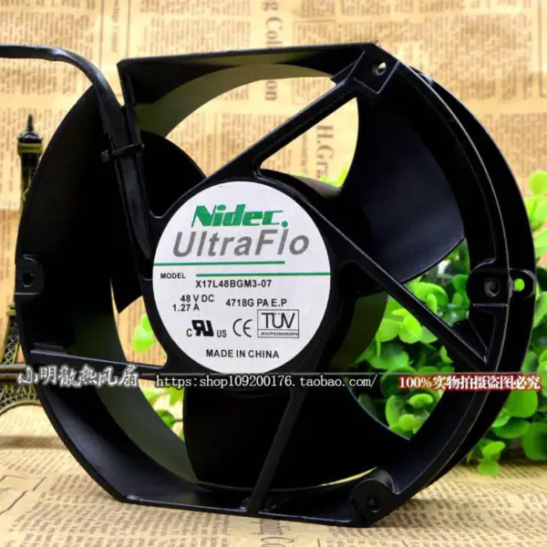 NIDEC X17L48BGM3-07 48V 1.27A wentylator 172*150*51