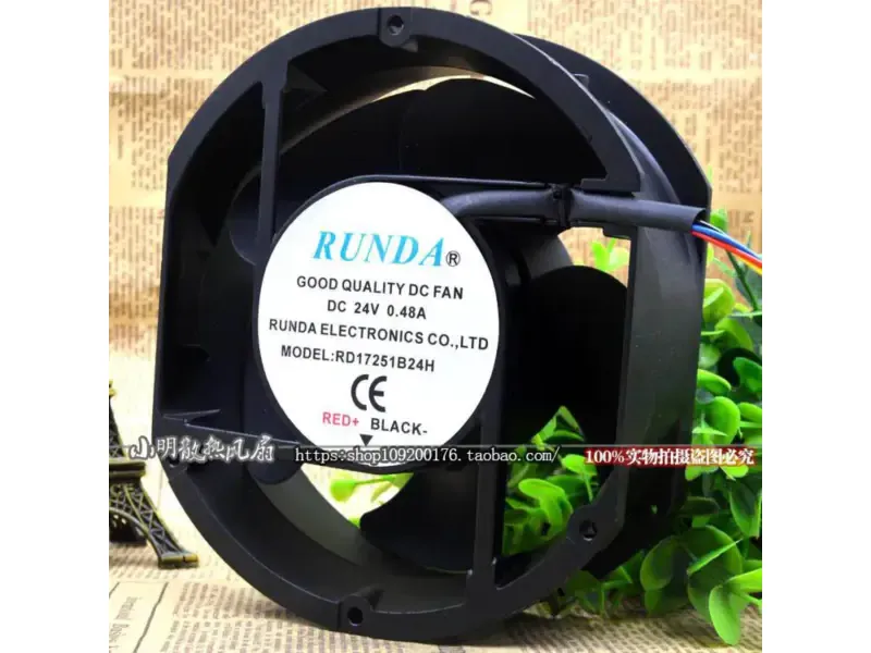 RUNDA RD17251B24H 24V 0.48A 17CM wentylator