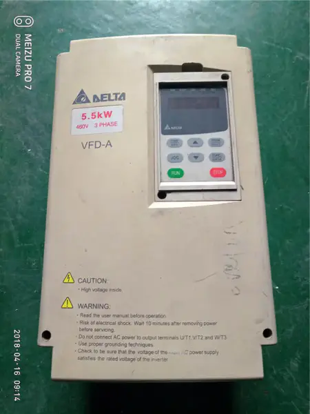 Delta VFD-A seria VFD055A43B 380v 5,5kw