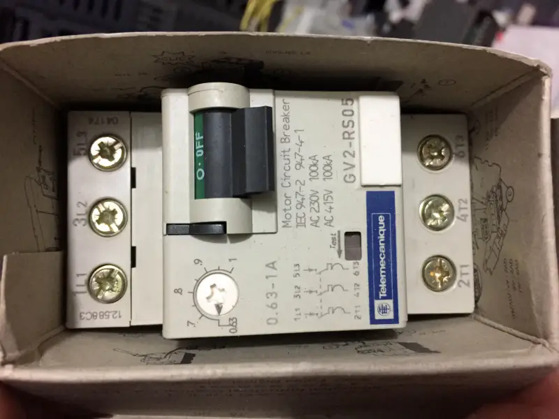 Schneider GV2-RS05 0.63-1A