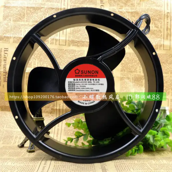 Wentylator SUNON 25489 AC220V A2259-MBL TC.GN 25.4CM