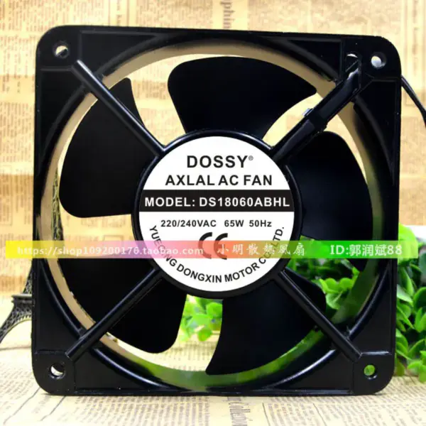Wentylator DOSSY DS18060ABHL 220V 380V 65W 18060 18CM