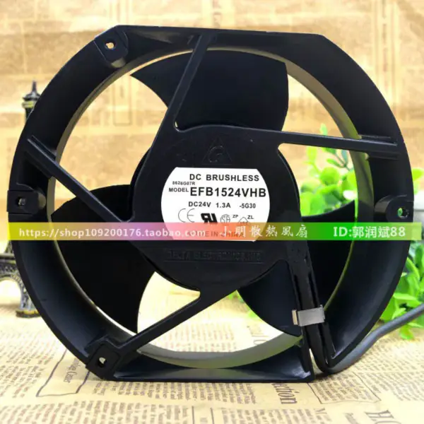 Delta 17251 24V 1.3A EFB1524VHB 3 wentylatory