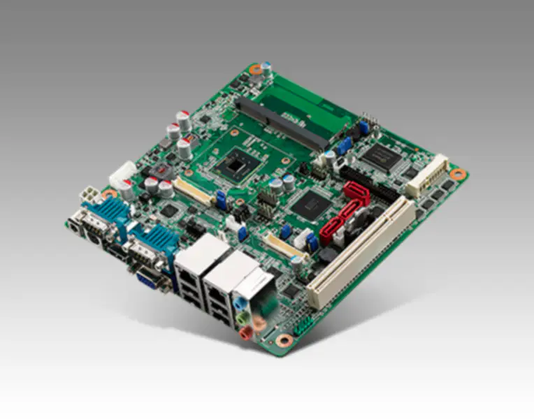 Advantech In-tel Atom D2550 Mini-ITX z CRT/2LVDS, 6COM i dwoma portami LAN