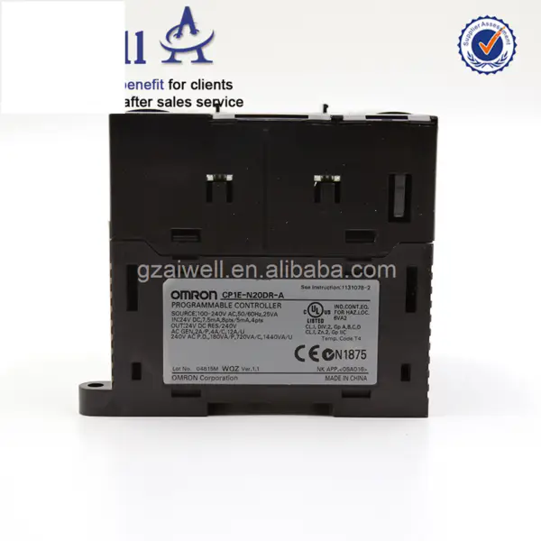 Przemysłowy sterownik programowalny PLC Omron CP1E-N20DR-A