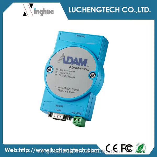 1-portowy serwer urządzeń szeregowych RS-232 Advantech ADAM-4571L-DE