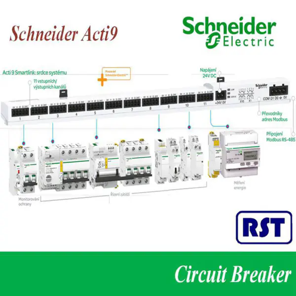 bezpieczna instalacja elektryczna C40 1 biegun 40a mcb