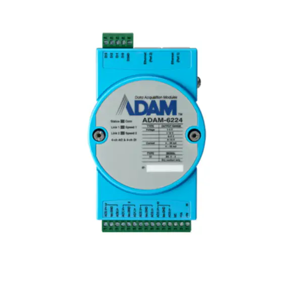 Advantech ADAM-6224-AE 4-kanałowy moduł izolowanego wyjścia analogowego Modbus TCP