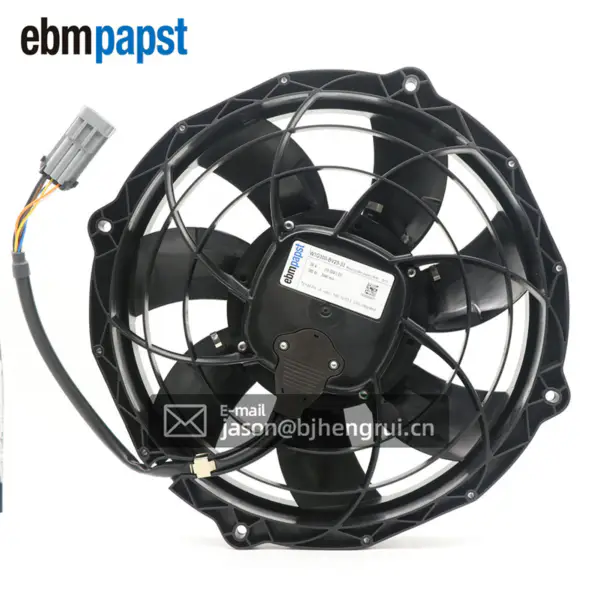 Ebm papst W3G300-BV25-33 W3G300-QX25-33 26VDC 380W EC Wentylator chłodzący do klimatyzacji samochodowej