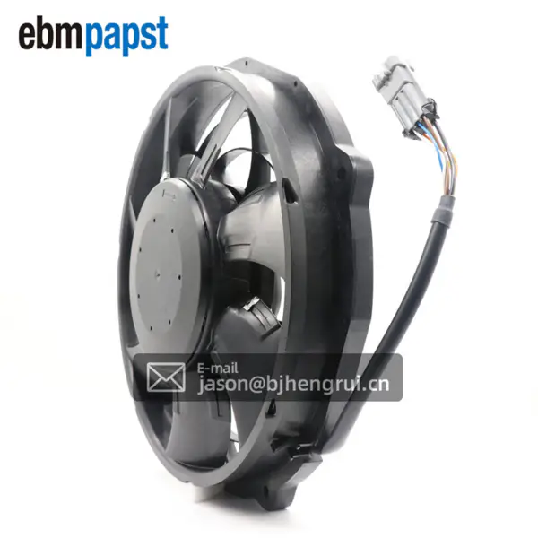 Ebm papst W3G300-BV25-33 W3G300-QX25-33 26VDC 380W EC Wentylator chłodzący do klimatyzacji samochodowej
