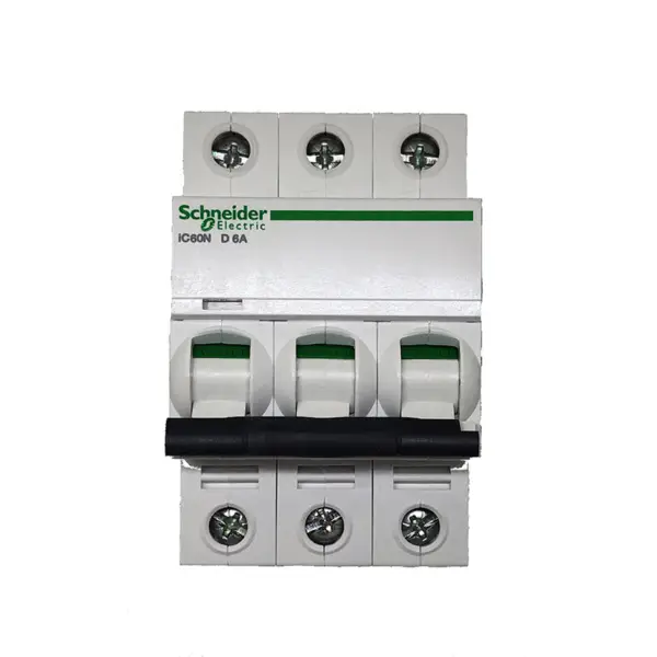 SCHNEIDER ELECTRIC IC60N miniaturowy wyłącznik automatyczny 3P 6A krzywa D