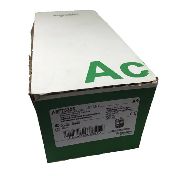 SCHNEIDER ELECTRIC IC60N miniaturowy wyłącznik automatyczny 3P 6A krzywa D