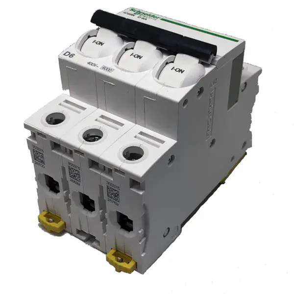 SCHNEIDER ELECTRIC IC60N miniaturowy wyłącznik automatyczny 3P 6A krzywa D