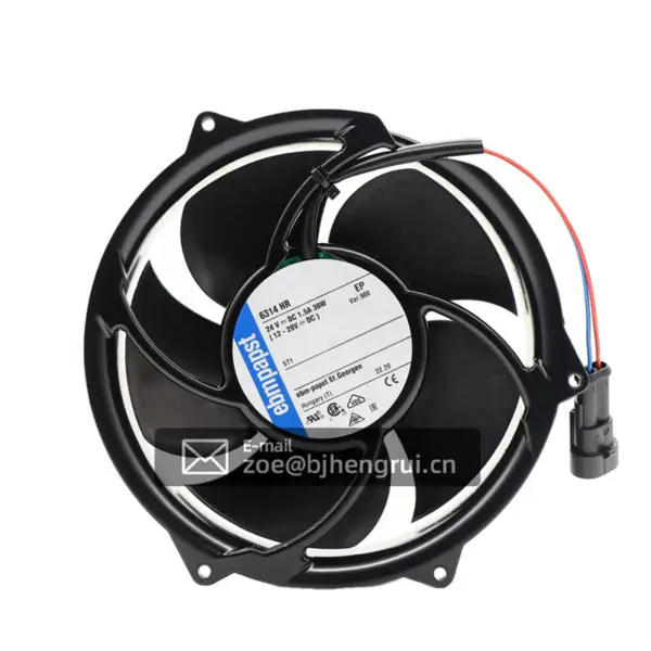 6314HR-900 6314HR 17CM z wtyczką 17251 24VDC 36W Siemens Inverter Silnik wentylatora chłodzącego wyciągowego