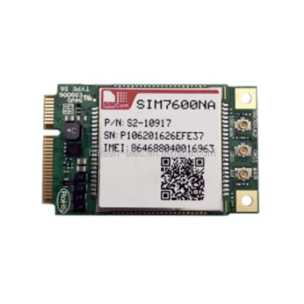SIMCom SIM7600X-PCIE LTE CAT1 4G CAT-M&NB-IoT Module SIM7600E/SIM7600A/SIM7600SA/SIM7600G/SIM7600NA MINI PCIe