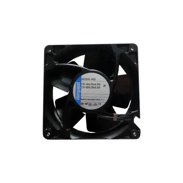 4600N-466 Niemcy Wentylator EBM-papst 115V 120*210*38mm w pełni metalowy, odporny na wysokie temperatury Wentylator chłodzący do szafy sterowniczej