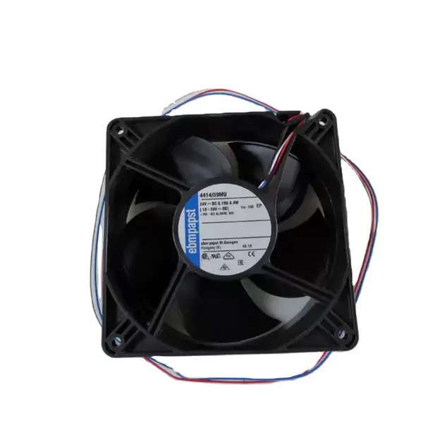 Wentylator ebmpapst 4414/39MU-598 120*120*38mm 24V 4.4W wodoodporny wentylator DC Wentylator szafy sterowniczej automatyki przemysłowej