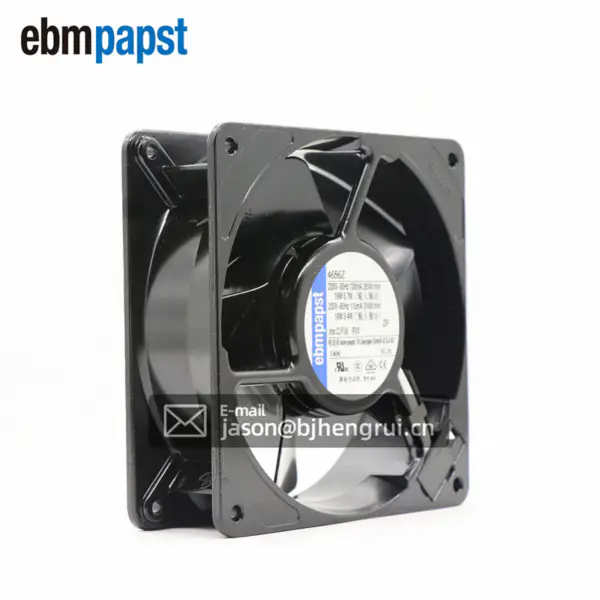 230V 120mA W pełni metalowy wentylator odporny na wysokie temperatury Ebmpapst 4656Z 12038 Osiowe chłodzenie szafy sterowniczej