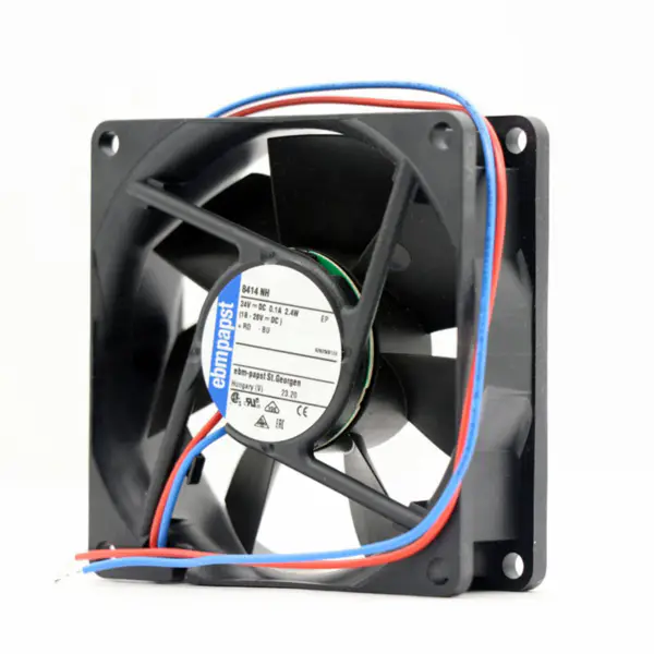 Ebmpapst oryginalny wentylator 8414 NH 100mA 2.4W 8025 DC 24V