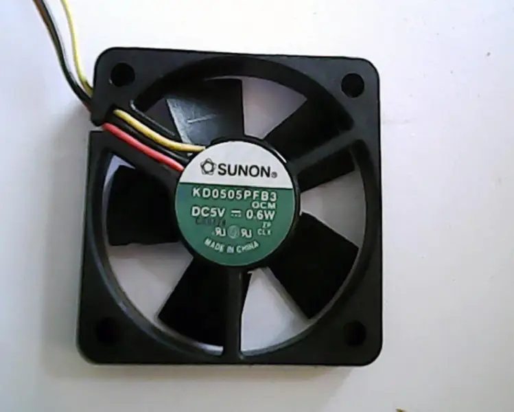 Tajwan SUNON 5010 5V 0.6W 3-przewodowy wentylator z łożyskiem kulkowym KD0505PFB3