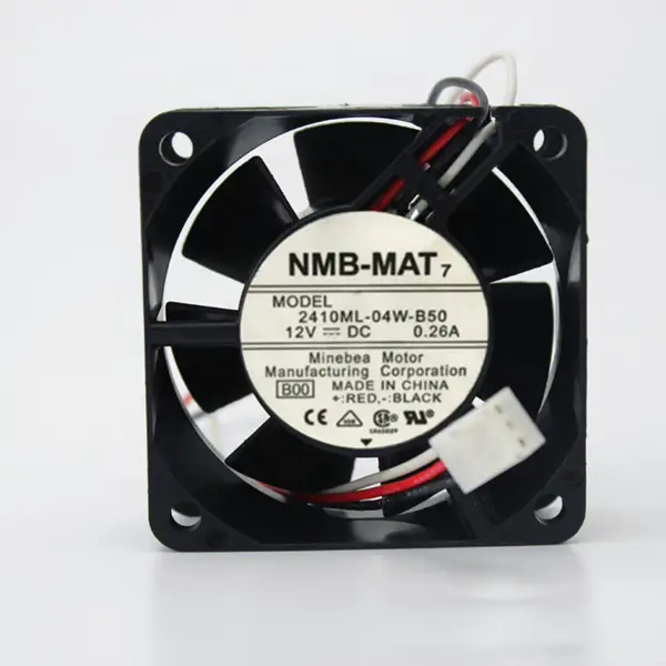 2410ML-04W-B59 12V 0.26A Oryginalny podwójny wentylator kulkowy NMB-MAT 6025 6CM