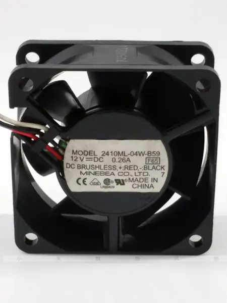 2410ML-04W-B59 12V 0.26A Oryginalny podwójny wentylator kulkowy NMB-MAT 6025 6CM
